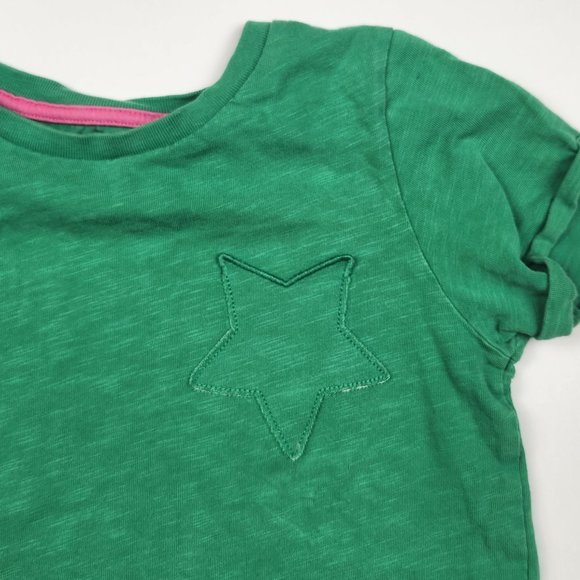 Mini Boden Star Pocket Slub T-Shirt in Sapling Green sz 8-9Y - Picture 4 of 7